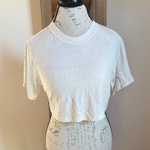 Lululemon  tan Crop Top